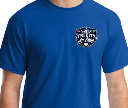 Tri City All Stars Customizable All Star Ultra Gildan 100% cotton - Youth to adult sizes