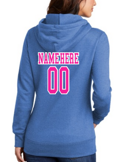 Tri Town Thunder Customizable Womens Port&Company Pullover Hooded Sweatshirt