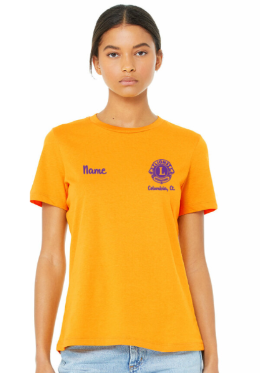Gold Lions Club Sport Women's Relaxed Bella Tee