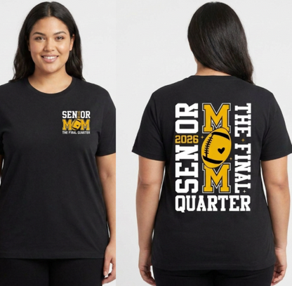 RYFC Senior MOM Adult Customizable Preshrunk Softstyle Gildan Football Unisex Tshirt
