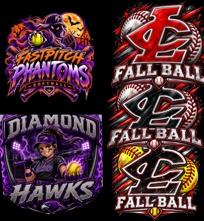 CLLL Fall Ball Duplicate Jersey Youth and Adult Short sleeved Poly