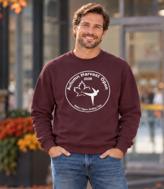 BFSC Autumn Harvest Open Customizable MAROON Crew Neck Unisex Unisex Sweatshirt