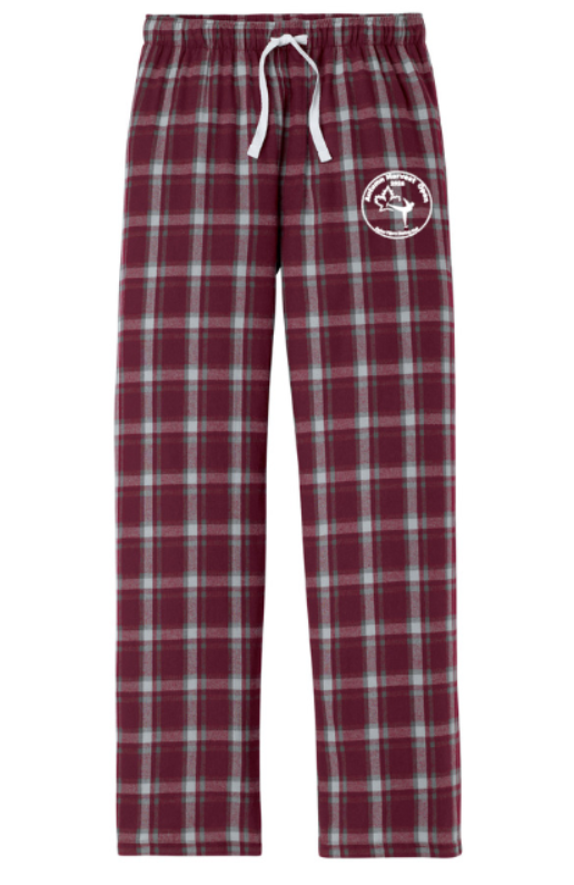 BFSC Autumn Harvest Open Flannel Pants Maroon