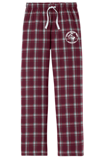 BFSC Autumn Harvest Open Flannel Pants Maroon