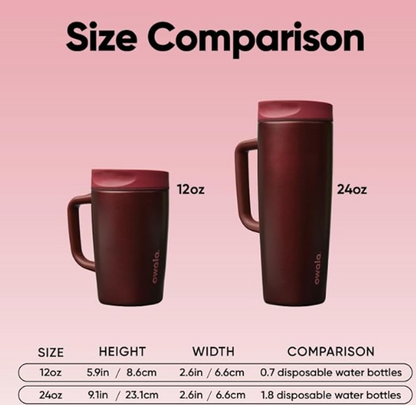 BFSC Autumn Harvest Open Customizable OWALA Insulated Travel Mug 12 or 24 oz