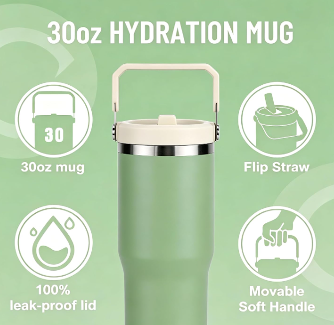 BFSC Autumn Harvest Open Customizable Handle Insulated Bottle
