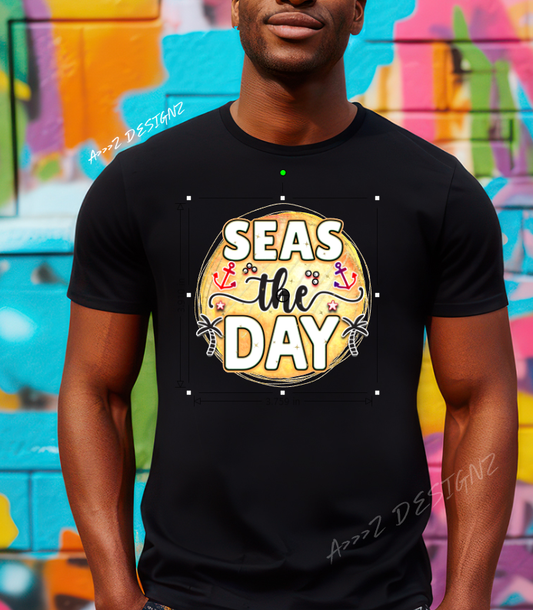 Seas the Day Adult Tshirt