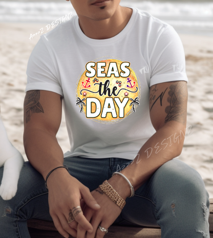 Seas the Day Adult Tshirt