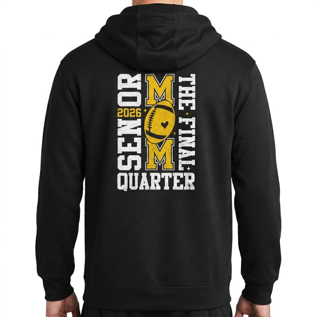 RYFC Senior MOM Adult Customizable Gildan Football Hoodie