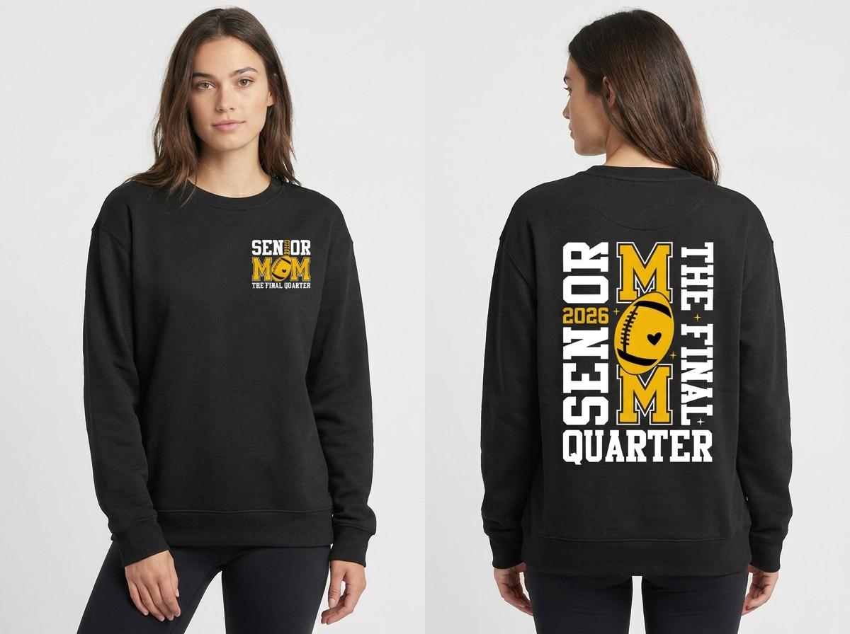 RYFC Senior MOM Adult Customizable Long Sleeve Gildan Ultra Preshrunk Unisex Football Unisex Tshirt