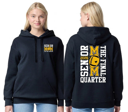 RYFC Senior MOM Adult Customizable Hammerweight 10.5oz Football Hoodie