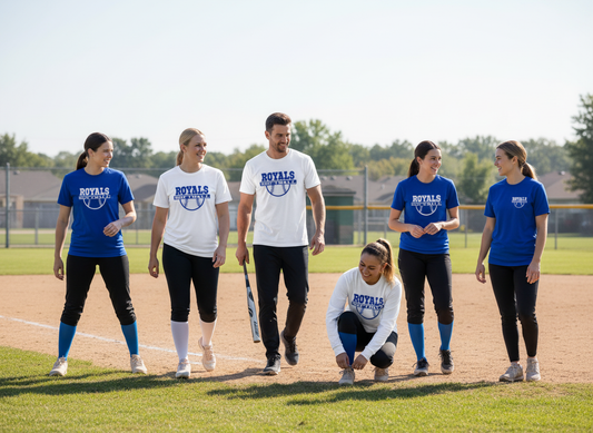 Royals Softball/Baseball Youth and Adult Short or Long Sleeve PosiCharge ® Competitor™ Tee