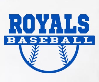 Royals Baseball/Softball Customizable Hoodie Youth and Adult - Multiple Weights Available