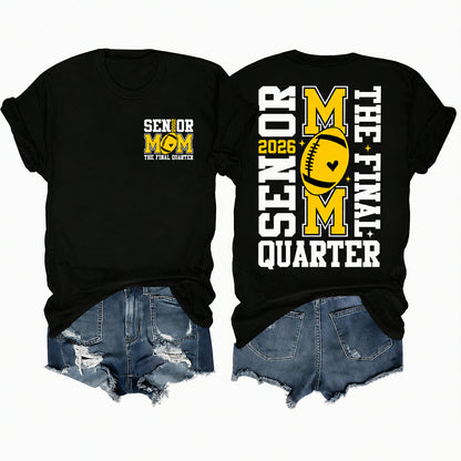 RYFC Senior MOM Adult Customizable Preshrunk Softstyle Gildan Football Unisex Tshirt