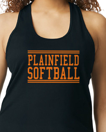 Plainfield Softball Racerback Softstyle GIldan - Customize yours now! ```