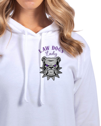 Law Dogs Lady NL crop hoodie Adult.  Multiple Colors - Customizable