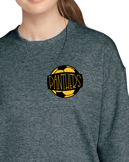 Porter Soccer Ball Logo Crew Sweatshirt YOUTH to ADULT - Customize Now!