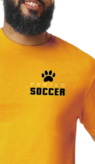 Porter Soccer Youth to Adult Size Tshirt - Customize Now!