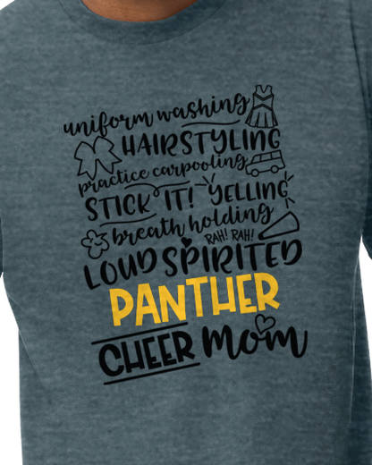 Panther Cheer Mom ADULT Softstyle Tee