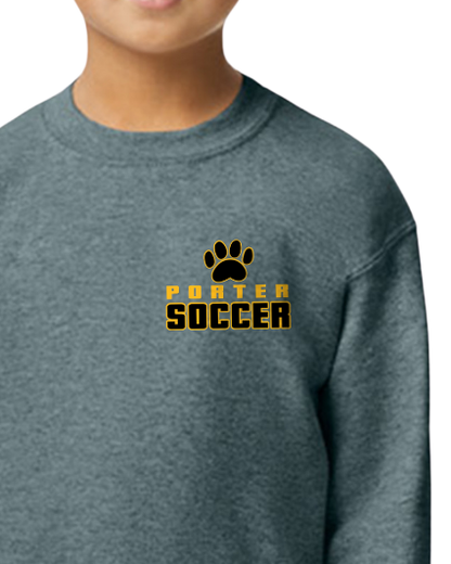Porter Soccer Logo Crew Sweatshirt YOUTH to ADULT - Customize Now!