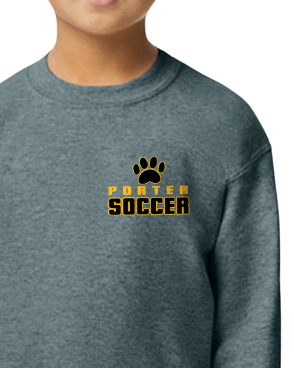 Porter Soccer Logo Crew Sweatshirt YOUTH to ADULT - Customize Now!