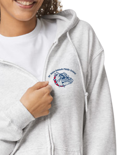 Helen Baldwin MS Zip Up Hooded Sweatshirt Youth to Adult Sizes