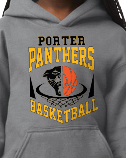 Porter Basketball Panther Youth to Adult Hooded Sweatshirt - Customize yours today!