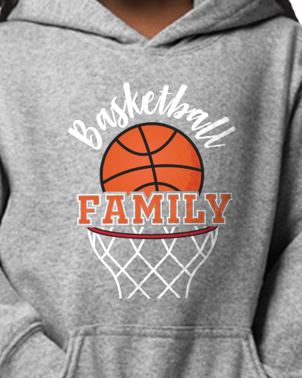 Basketball Family (YOUTH TO ADULT SIZES) - Customize name, color and more!