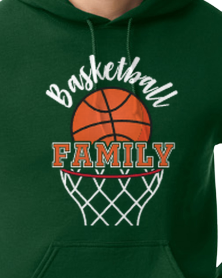 Basketball Family (YOUTH TO ADULT SIZES) - Customize name, color and more!