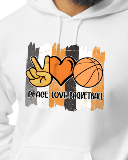 Peace Love Basketball - Customize color and more!
