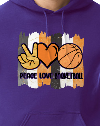 Peace Love Basketball - Customize color and more!