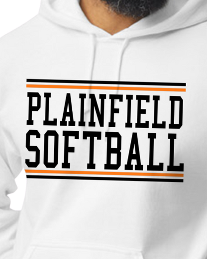 Plainfield Softball Youth to Adult Hooded Sweatshirt - Customize yours today!