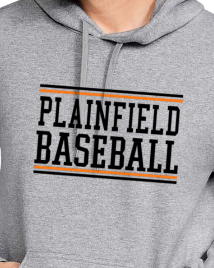 Plainfield Baseball Youth to Adult Hooded Sweatshirt - Customize yours today!