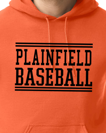 Plainfield Baseball Youth to Adult Hooded Sweatshirt - Customize yours today!