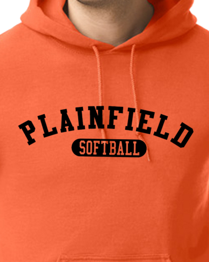 Plainfield Softball Athletic Youth to Adult Hooded Sweatshirt - Customize yours today!