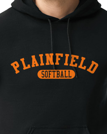 Plainfield Softball Athletic Youth to Adult Hooded Sweatshirt - Customize yours today!