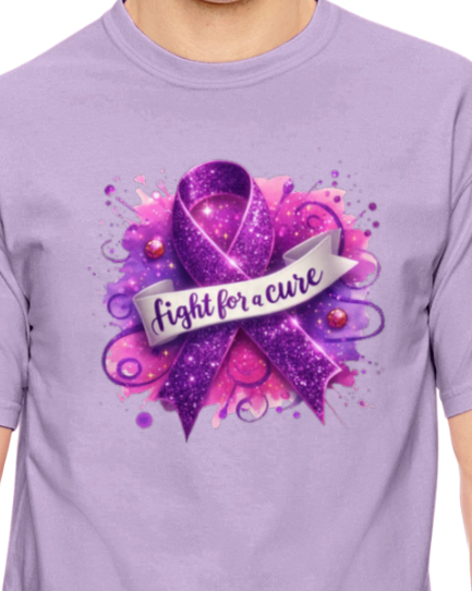 Alzheimer's FIGHT FOR A CURE TShirt Bella+Canvas - Customize yours today!