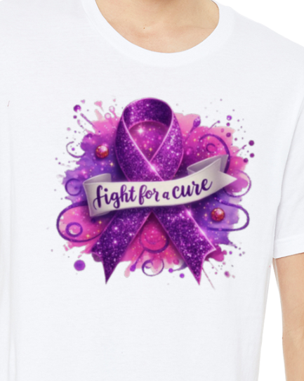 Alzheimer's FIGHT FOR A CURE TShirt Bella+Canvas - Customize yours today!