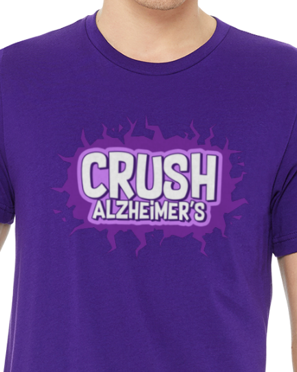 Alzheimer's CRUSH ALZHEIMERS TShirt Bella+Canvas - Customize yours today!