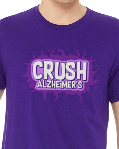 Alzheimer's CRUSH ALZHEIMERS TShirt Bella+Canvas - Customize yours today!