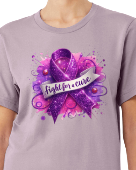 Alzheimer's FIGHT FOR A CURE TShirt Bella+Canvas - Customize yours today!