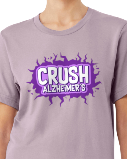 Alzheimer's CRUSH ALZHEIMERS TShirt Bella+Canvas - Customize yours today!