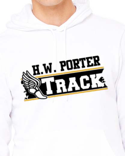 Porter Track Hooded Pullover BELLA+CANVAS - Customize yours today!
