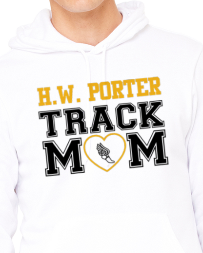 Porter Track MOM Hooded Pullover BELLA+CANVAS - Customize yours today!