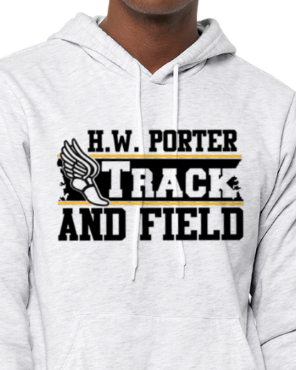 Porter Track and Field Hooded Pullover BELLA+CANVAS - Customize yours today!