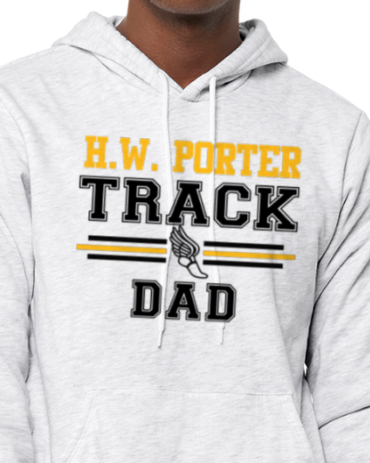 Porter Track DAD Hooded Pullover BELLA+CANVAS - Customize yours today!