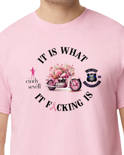 Law Dogs It is what it Fucking is 50/50 Adult Tee - Many colors and customizable!