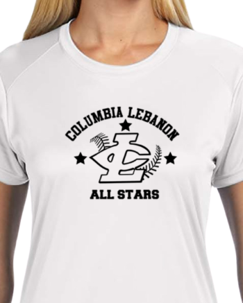 CLLL U12 All Star Tees A4Sport Wicking - Youth, Adult and Women's Cut (add back)