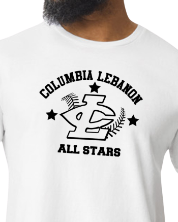 CLLL U12 All Star Tees 4.5oz Softstyle 100% preshrunk cotton Gildan - Youth, Adult and Women's Cut (add back)