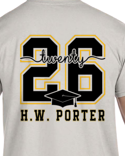H.W Porter Class of 2026 Youth to Adult Customizable NEW!- Custom Personalization!